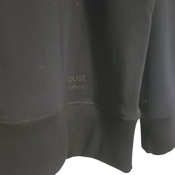 House of Athlete | Men's Black on Black Crewneck Graphic Sweatshirt (Size 2XL) - Picture 12 of 14